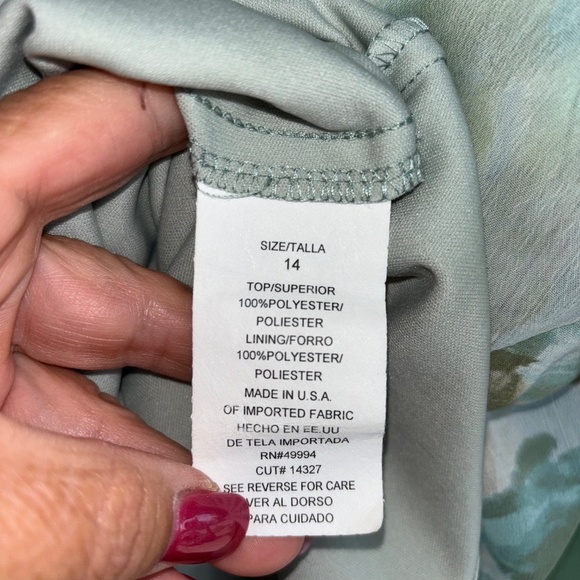 R&M Richard’s size 14 matching blouse and dress set - Picture 6 of 13